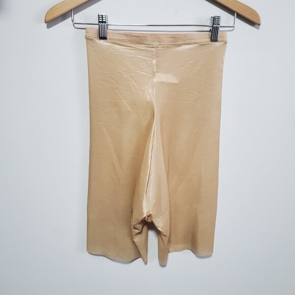 SPANX Skinny Britches Mid-Thigh Shorts Flat Seams Shapewear Beige Nude Womens XL - Picture 6 of 13